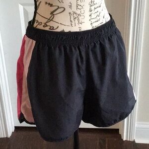 2 for $12 Adidas gray with pink running shorts with liner Sz L